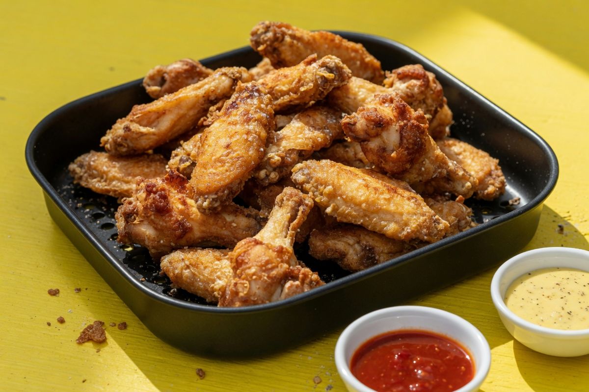 Crisp Baking-Powder Wings