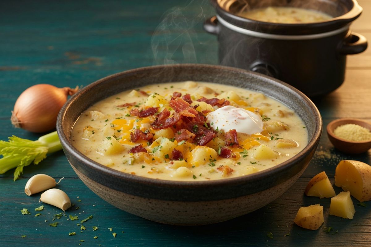 Cheddar Bacon Potato Chowder